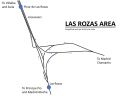 Las Rozas triangle NW of Madrid